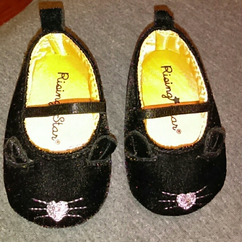 Rising Star Baby Girl Kitten Shoes